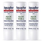 [Prime] 3-Pack Aquaphor Naturally Inspired Lip Repair Stick (Coconut Oil or Aloe Vera) $9.97 w/ S&amp;S + Free Shipping