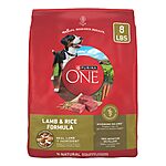 8-Lbs Purina ONE Natural Dry Dog Food (Lamb &amp; Rice) $12.21 w/ S&amp;S + Free Shipping w/ Prime or on $35+