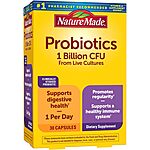 30-Count Nature Made Probiotic Capsules (1 Billion CFU from Live Cultures) 2 for $11.70 w/ Subscribe &amp; Save
