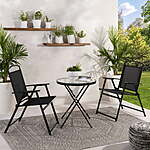 3-Piece Mainstays Albany Lane Outdoor Patio Bistro Set (5 Colors) $37 + Free Shipping