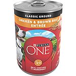 6-Pack 13-Oz Purina ONE Classic Ground Wet Dog Food $8.79 ($1.47 each) &amp; More + Free Shipping w/ Prime or on $35+
