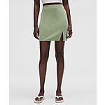 lululemon Women's Softstreme High-Rise Mini Skirt (Desert Green) $29 + Free Shipping