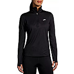 Brooks Women's Dash 1/2 Zip 2.0 Top (Black) $29.98 + Free Shipping on $49