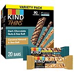 20-Count KIND Thins Bars Variety Pack $7.51 + Free Shipping w/ Prime or on $35+