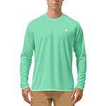 Roadbox Men's UPF 50+ Long-Sleeve SPF Shirt (Green, Size M-3XL) from $8.11 + Free Shipping w/ Prime or on $35+