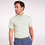 VRST Men's Golf Stripe Polo (Micro Feeder Lemon/Teal) $10.48 + Free Shipping