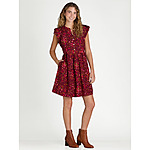 Time and Tru Women's Cotton Mini Dress with Flutter Sleeves (Various) from $7.65 + Free S&amp;H w/ Walmart+ or on $35+
