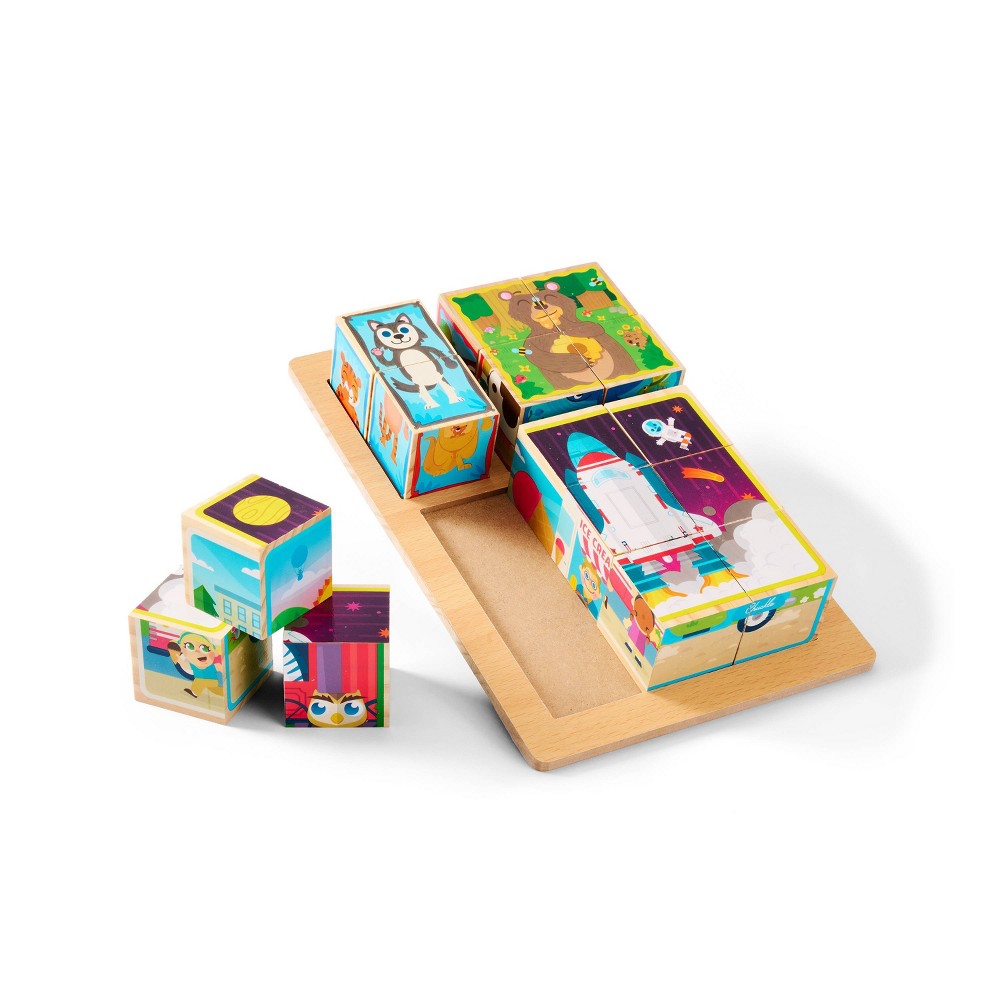 15-Piece Chuckle & Roar Kids' Wooden Block Puzzle $7.49 + Free Store Pickup at Target or FS on $35+