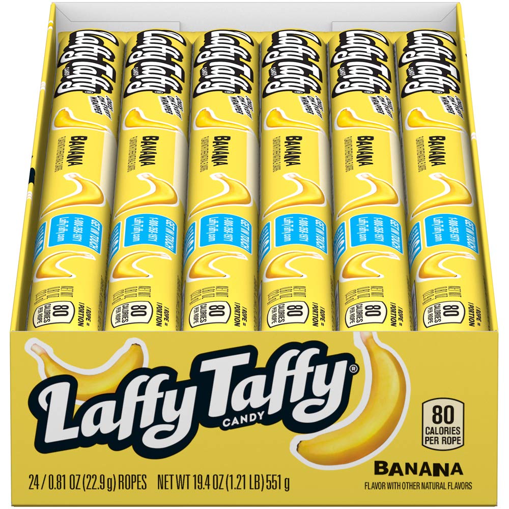 **Price Reduced**24-Pack Laffy Taffy Rope Candy (Banana) $9.96 + Free Shipping w/ Prime or on $35+