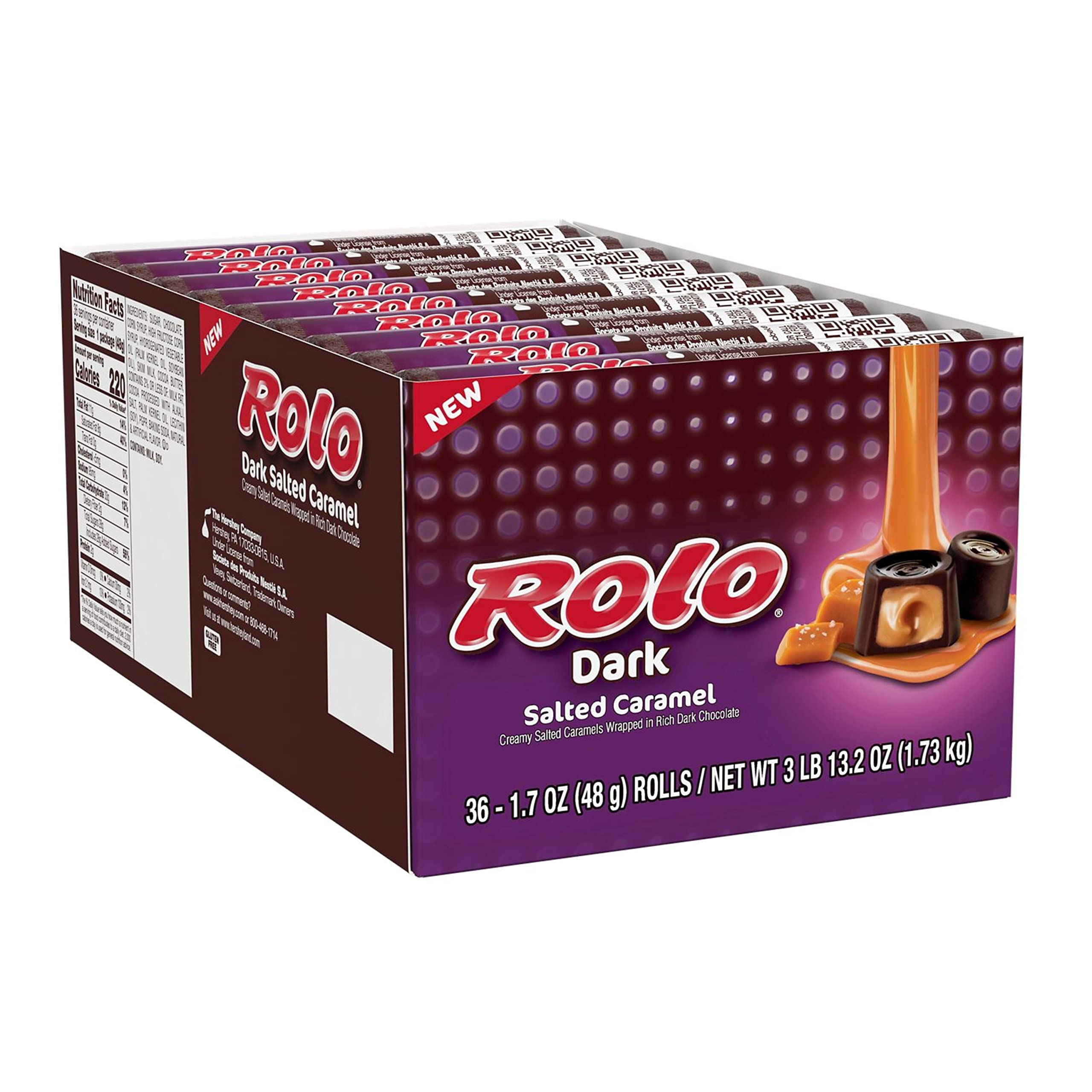 36-Count 1.7-Oz Rolo Dark Chocolate Salted Caramel Candy Rolls $20.10 ($0.56 each) + Free Shipping w/ Prime or on $35