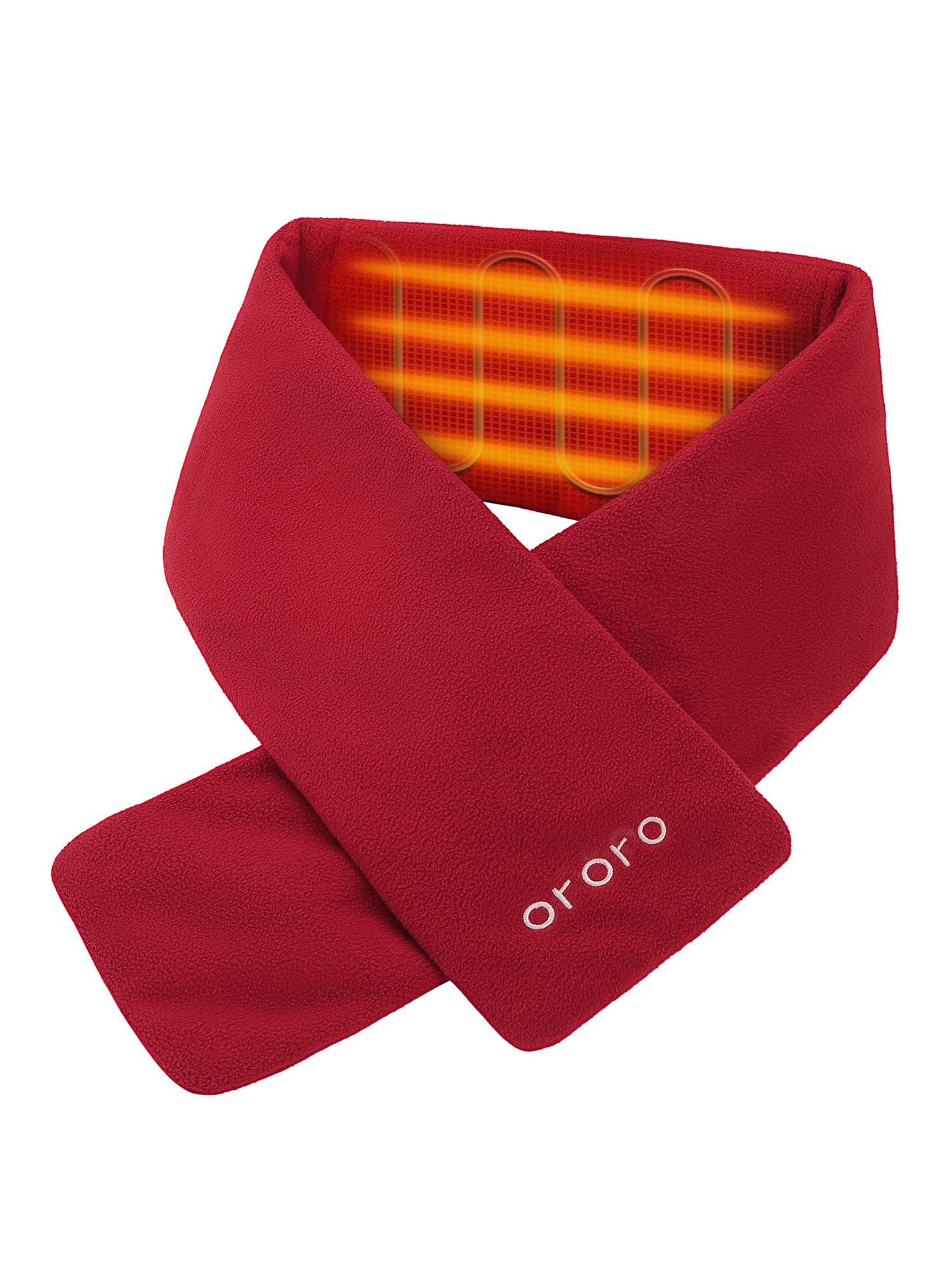 Ororo Men's or Women's Heated Scarf w/ Rechargeable Battery (Red) $55.80 + Free Shipping