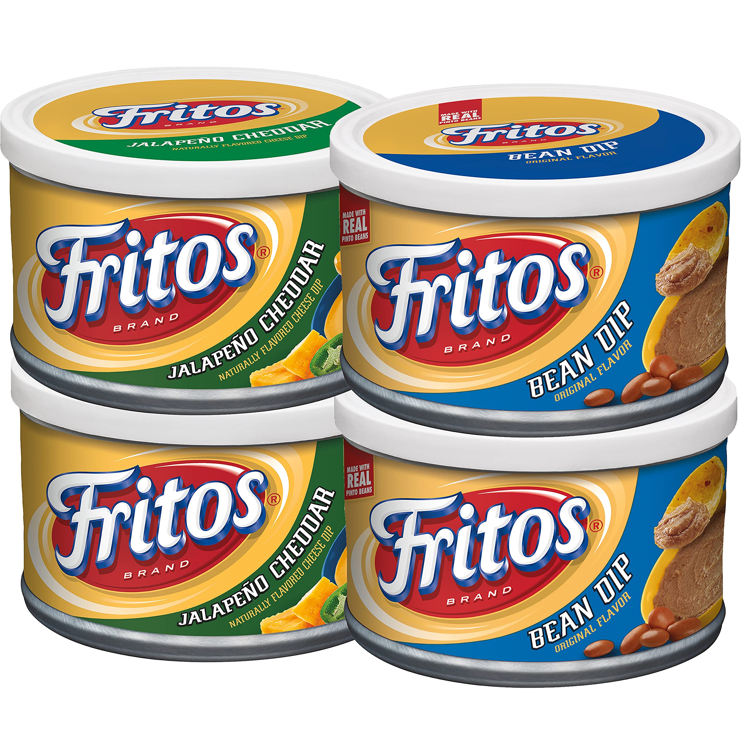 4-Pack 9-Oz Fritos Bean Dip & Jalapeno Cheddar Dip $10.63 ($2.80 each) + Free Shipping w/ Prime or on $35+