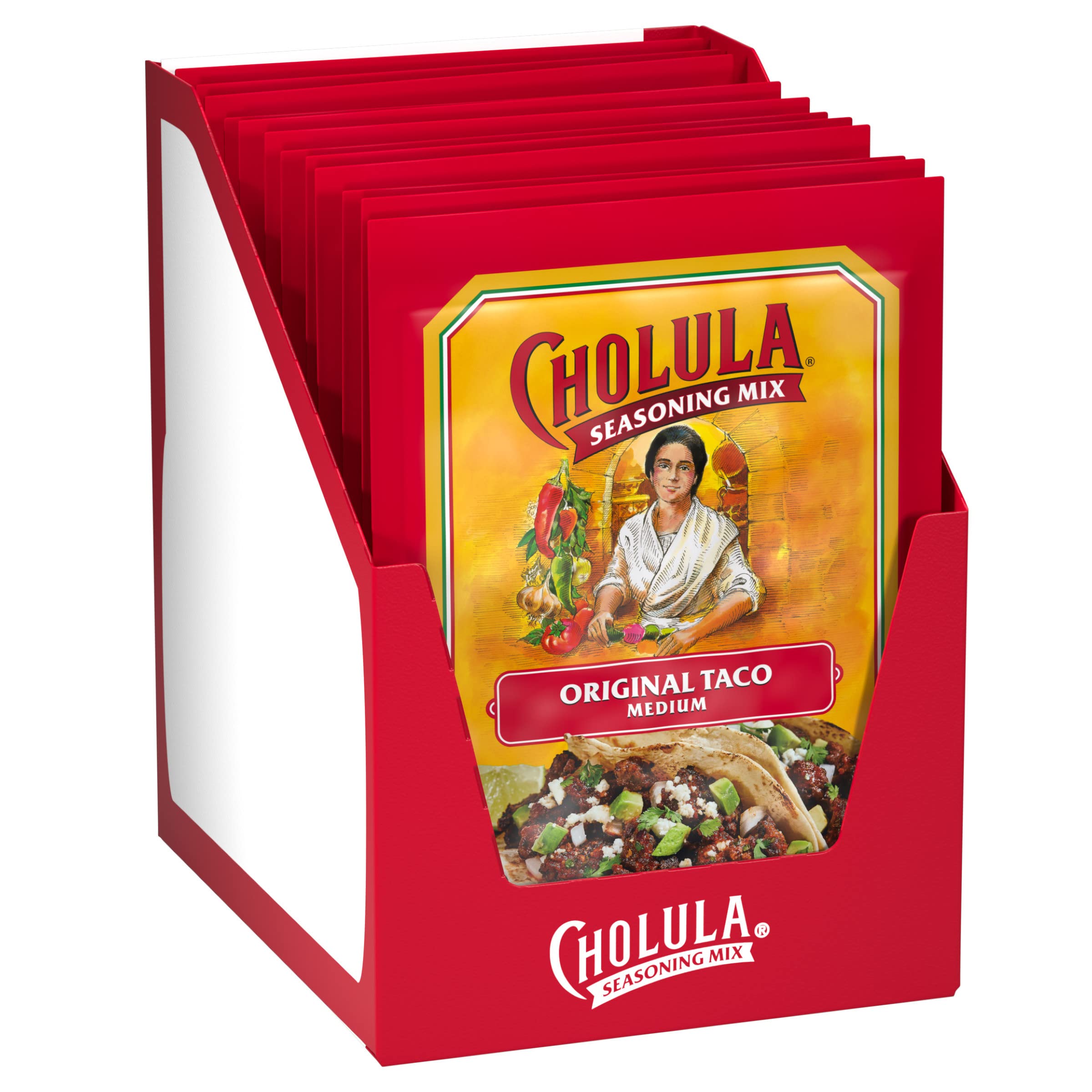 12-Count 1-Oz Cholula Original Taco Seasoning Mix (Medium) $10.80 ($0.90 each) w/ S&S + Free Shipping w/ Prime or on $35+