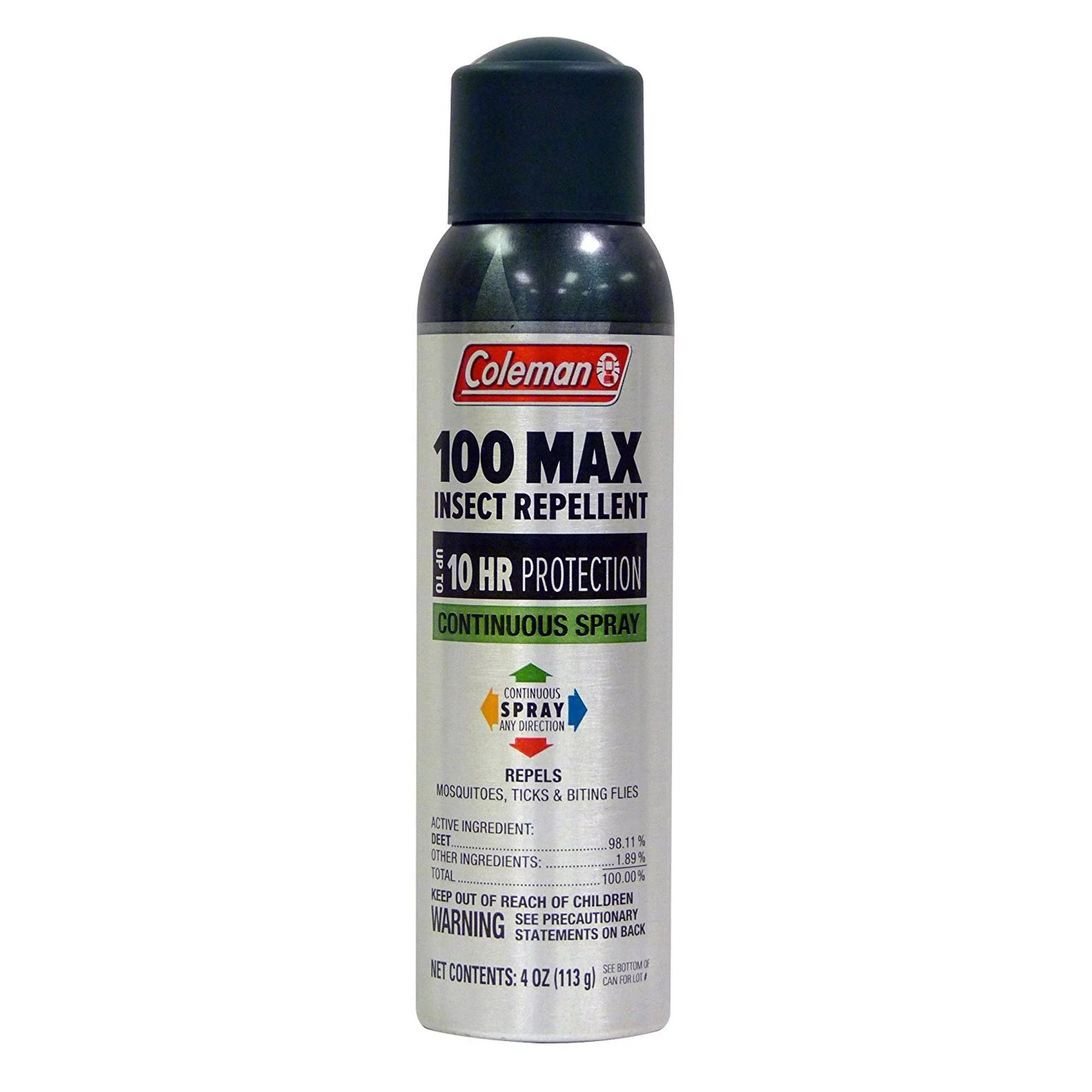4-Oz Coleman 100 Max Continuous Insect Repellent Spray (100% DEET) $8 + Free Shipping w/ Prime or $35+