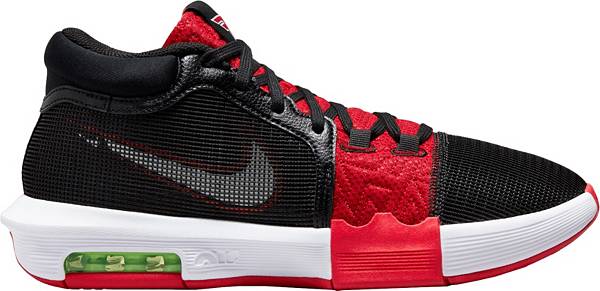 Nike Men's LeBron Witness 8 Basketball Shoes (Black/White/Red) $53.97 + Free Shipping