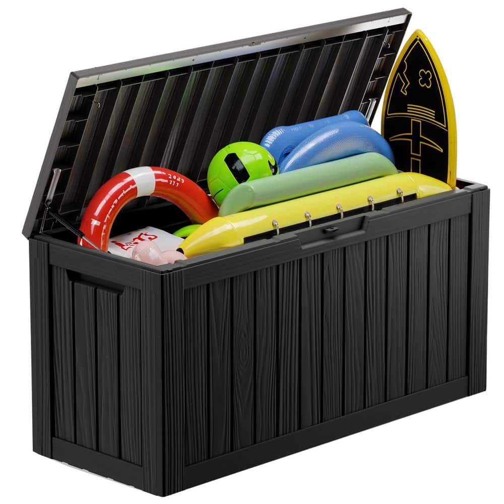 80-Gallon EasyUp Resin Outdoor Storage Deck Box (Black) $52 + Free Shipping