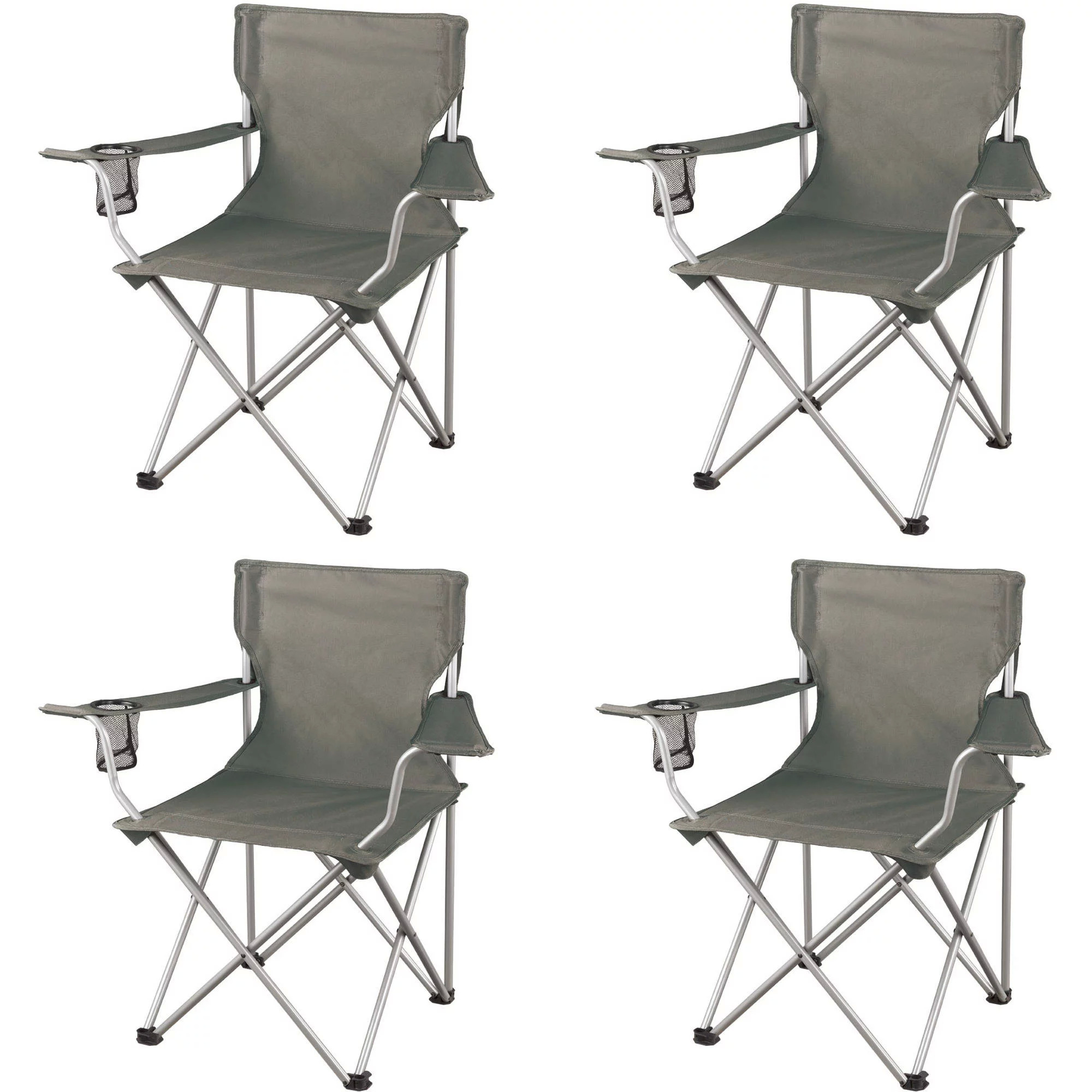 4-Pack Ozark Trail Classic Folding Camp Chairs w/ Mesh Cup Holder $28 ($7 each) + Free S&H w/ Walmart+ or $35+