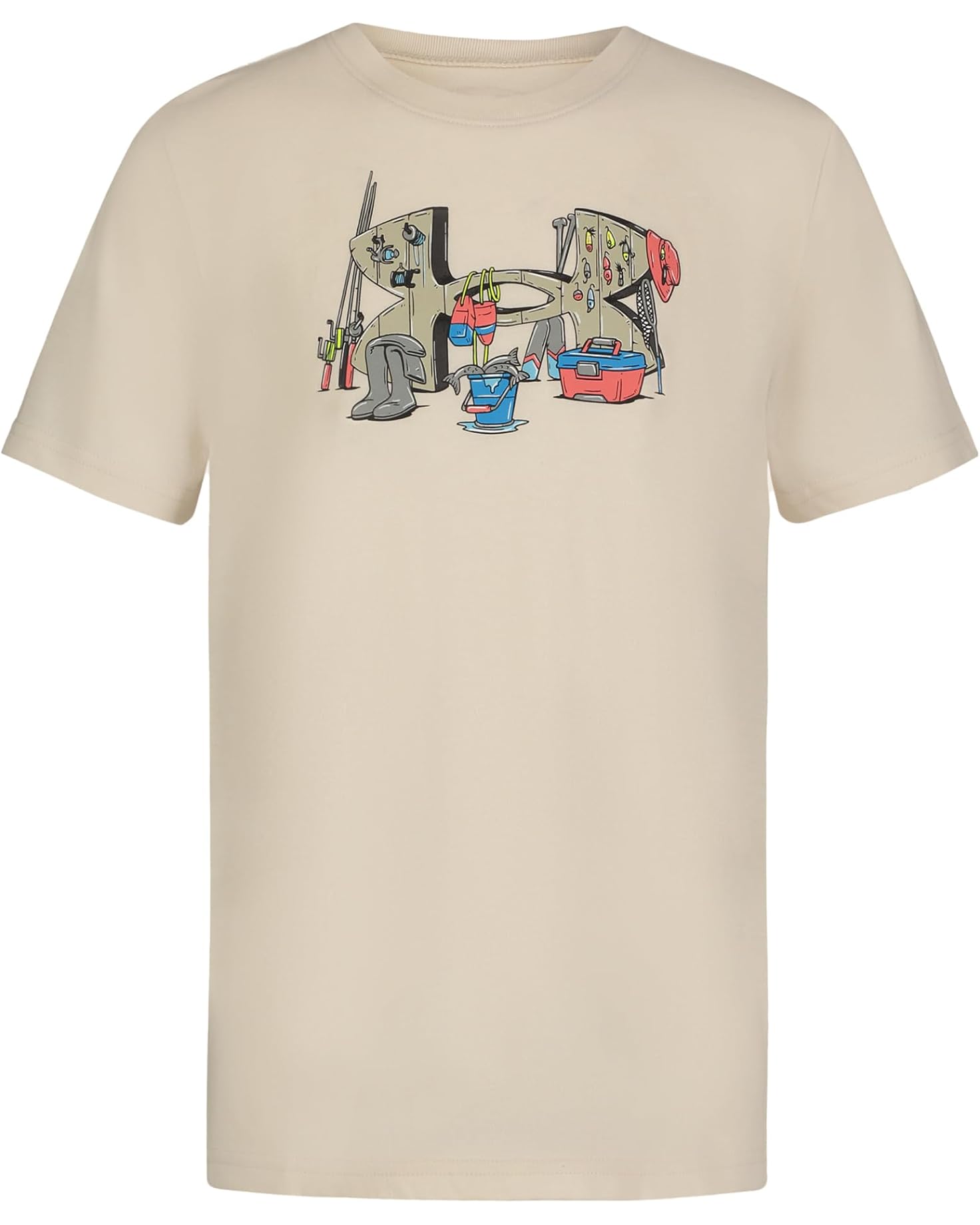 Under Armour Kids' Fishing Ready Icon T-Shirt (Silt, Size S-XL) $14 + Free Shipping