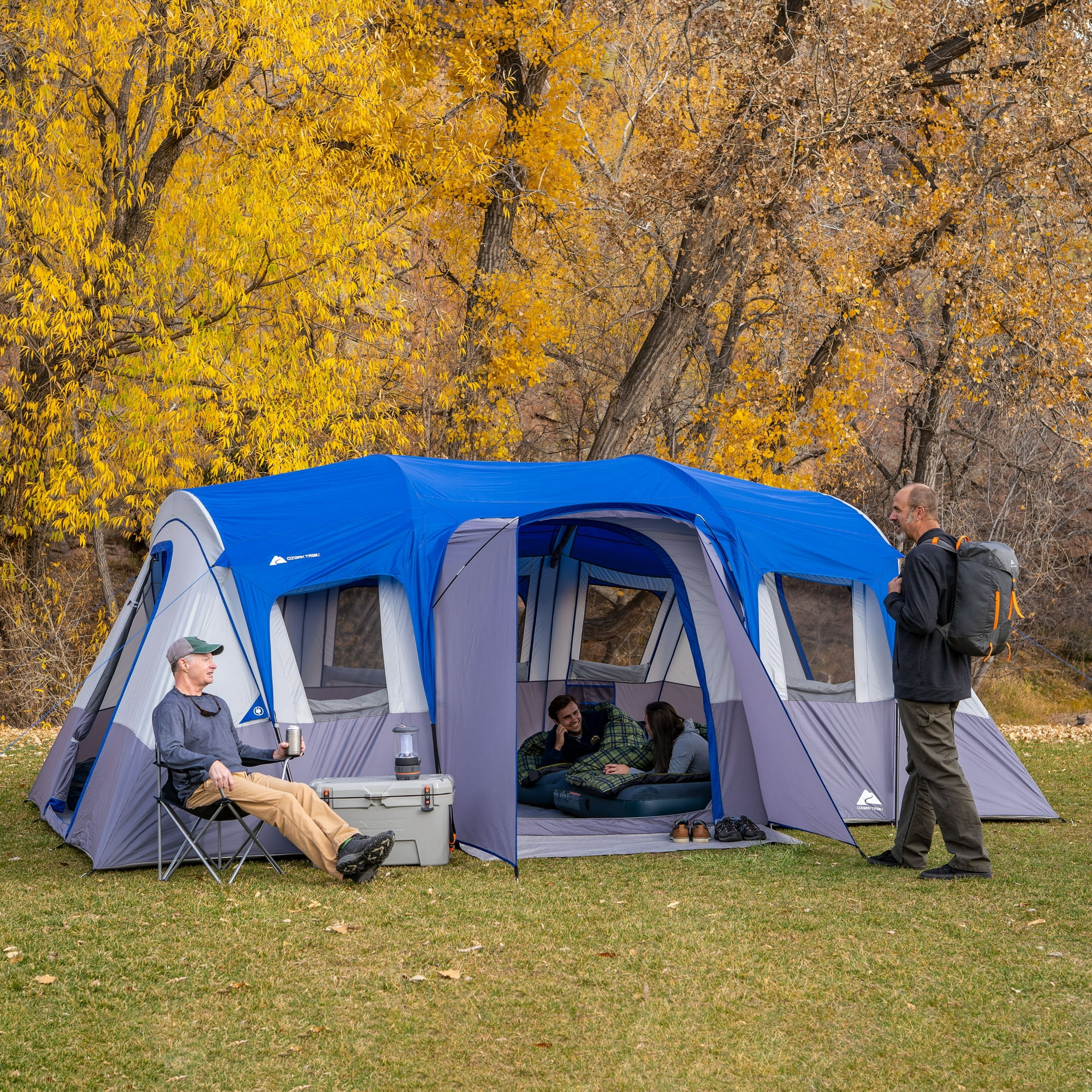Ozark Trail 16-Person 3-Room Cabin Tent w/ 3 Entrances $150 + Free Shipping