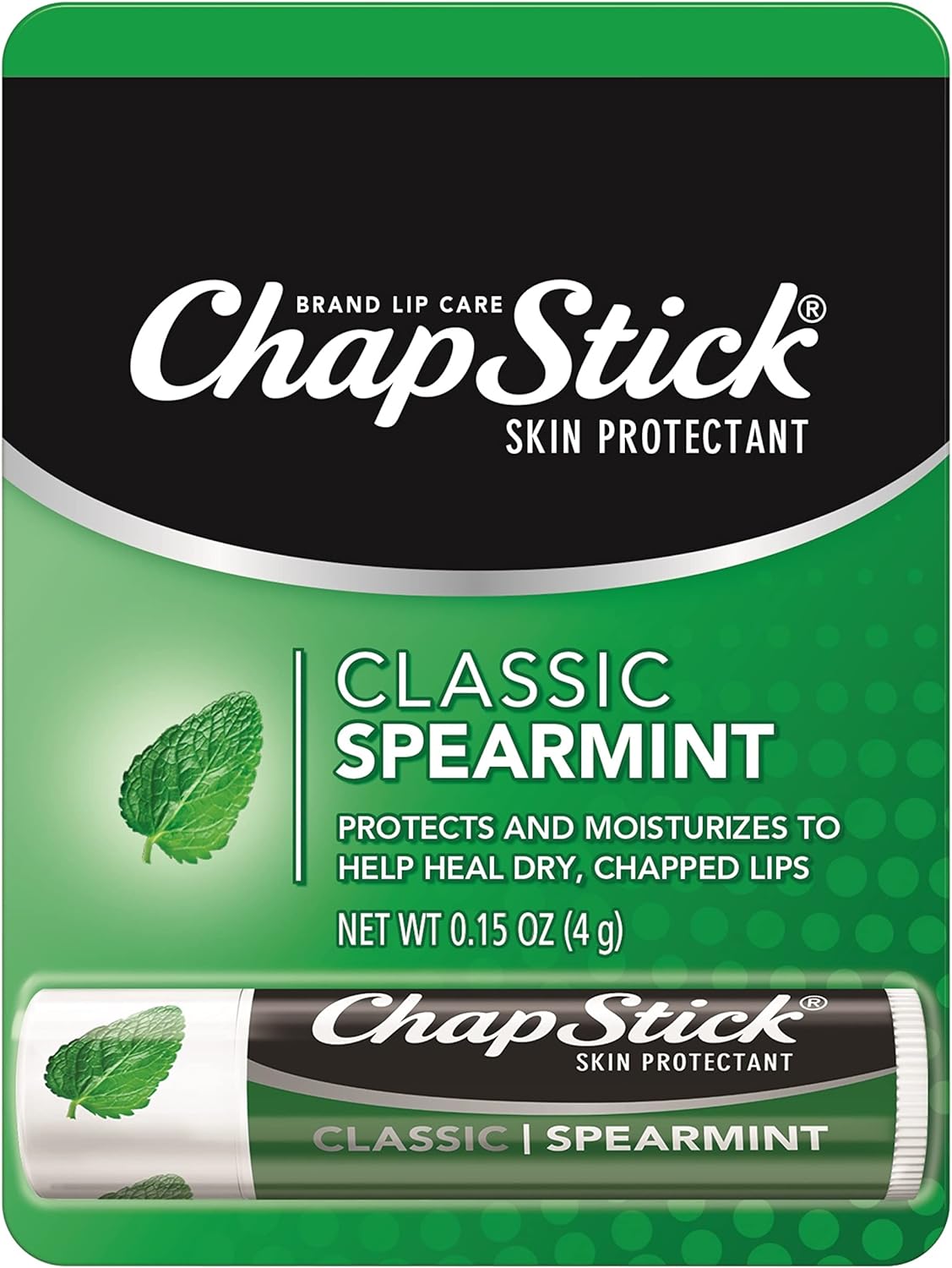 0.15-Oz ChapStick Classic Lip Balm Tube (Spearmint) $0.74 & More w/ S&S + Free Shipping w/ Prime or on orders over $35