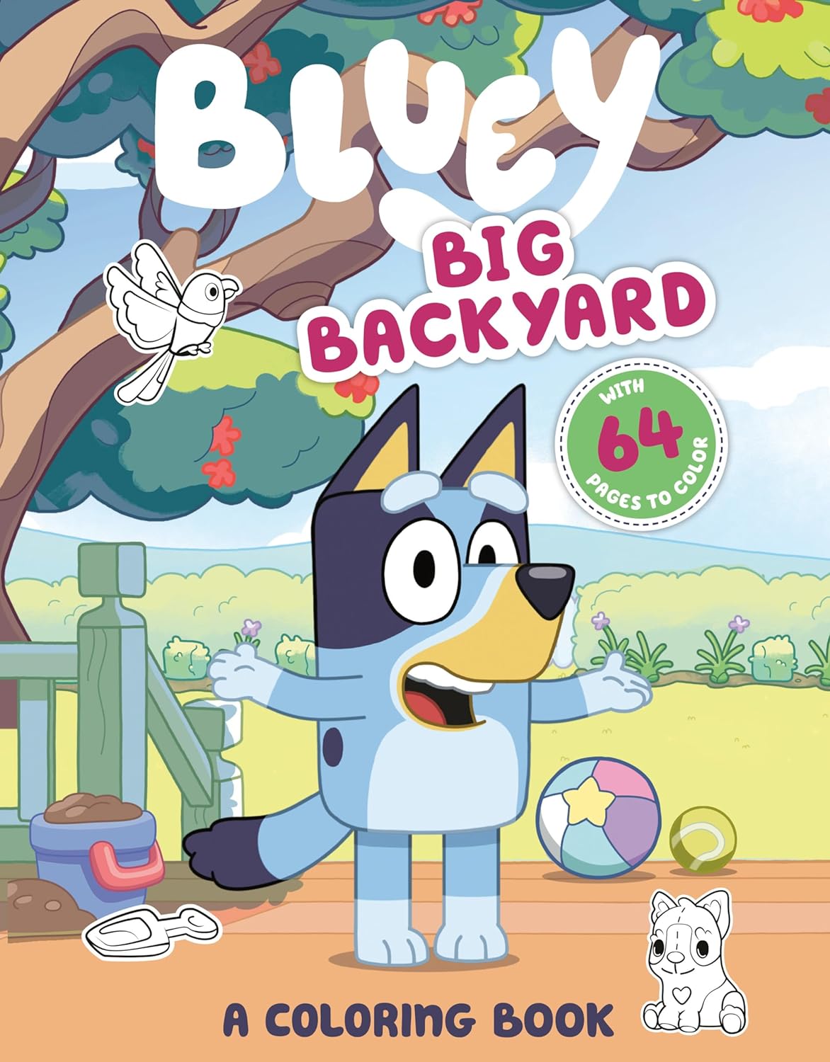 Bluey Big Backyard: A Coloring Book $3.50 + Free Shipping w/ Prime or on $35+