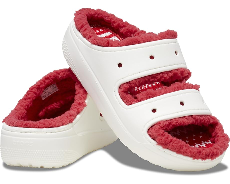 Crocs Men's or Women's Classic Cozzzy Sandal (Multi/Holiday Sweater, Various Sizes) $18 + Free Shipping