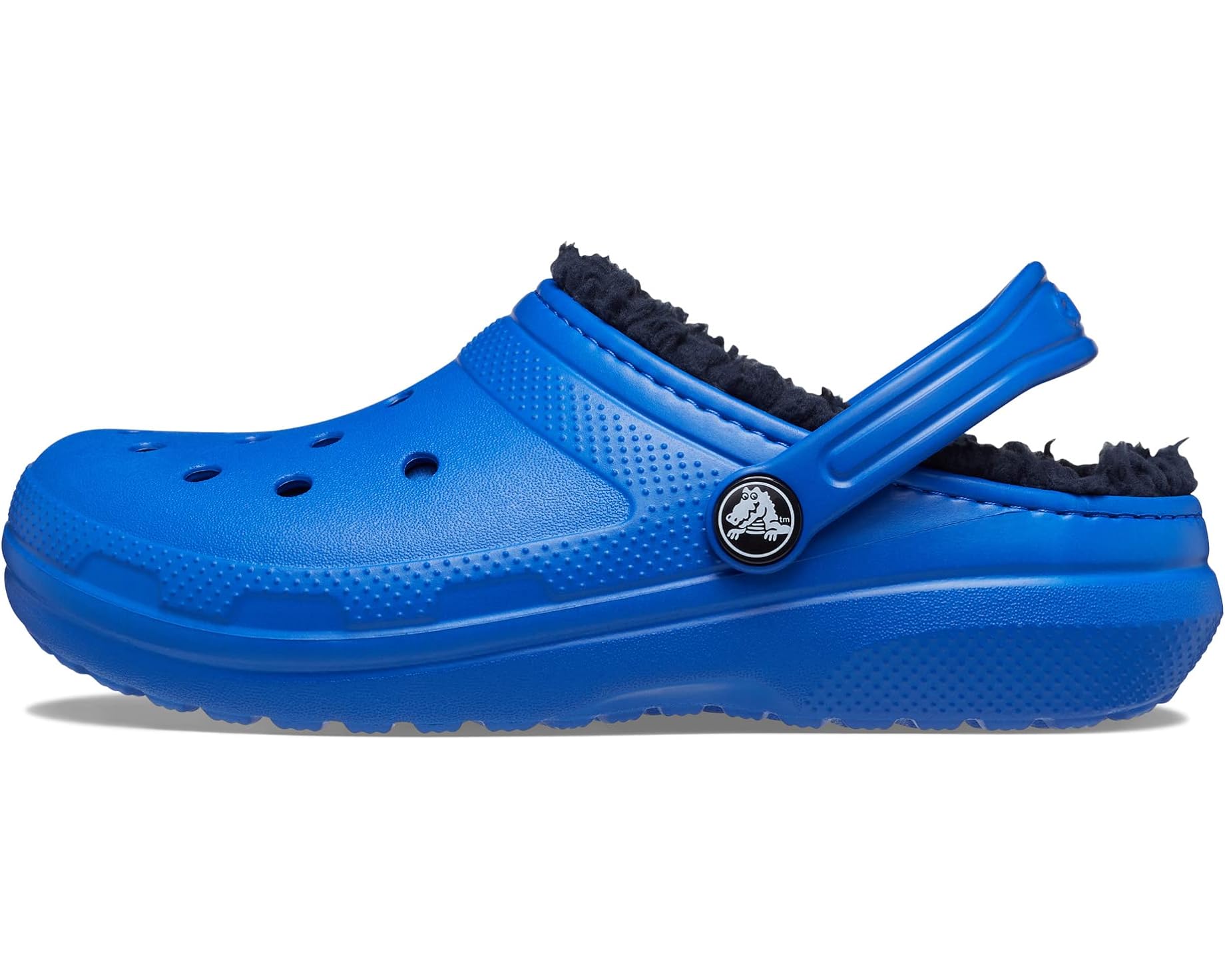 Crocs kids classic lined clogs blue bolt 19 48 free shipping