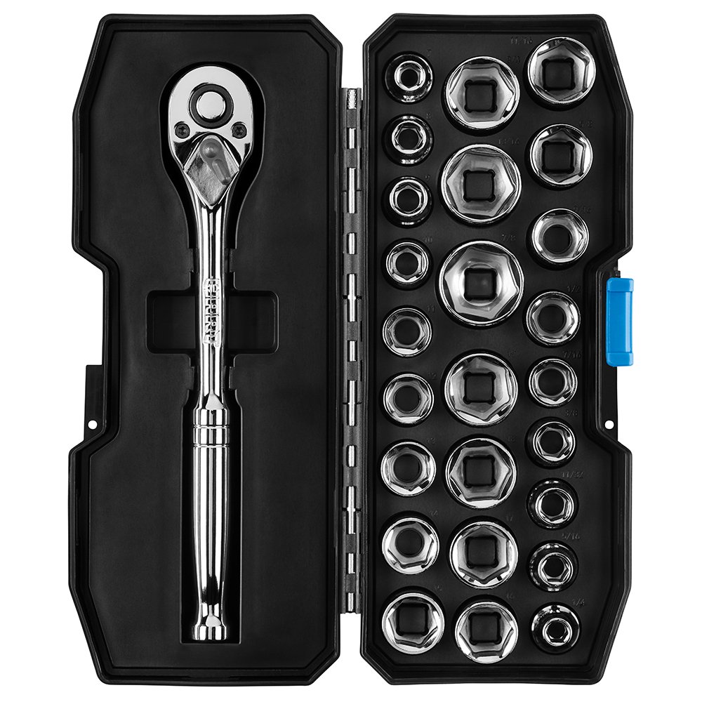 26-Piece HART 3/8" Mechanics Tool Set (Chrome) $14.66 + Free S&H w/ Walmart+ or $35+