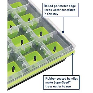 Burpee SuperSeed Seed Tray 16XL Seed Starting Tray 93412 - The Home Depot