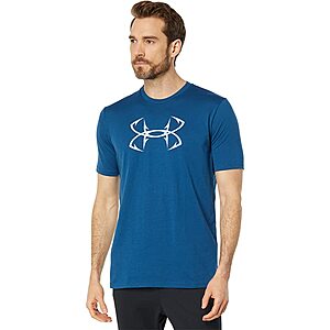 Under Armour Men's Fish Hook Logo Tee Shirt (Deep Sea/Breaker Blue, Size M,  XL, 2XL, 3XL) $15 + Free Shipping