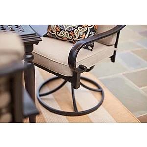 Laurel oaks steel 7 online piece dining set