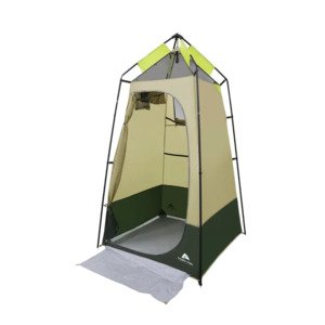 Ozark Trail Hazel Creek Lighted Shower Tent Green