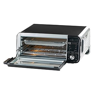 Restored Ninja SP101 Foodi 8in1 Digital Air Fry, Large Toaster Oven  (Cinnamon) (Refurbished) 