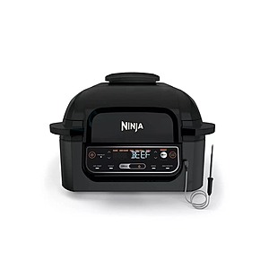 Ninja LG451BK Foodi Smart 5-in-1 Indoor Grill w/Air Fryer Refurb