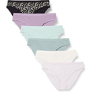 6-Pack  Essentials Women's Cotton Bikini Brief Underwear