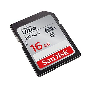 SanDisk Ultra 16 GB Memory Card