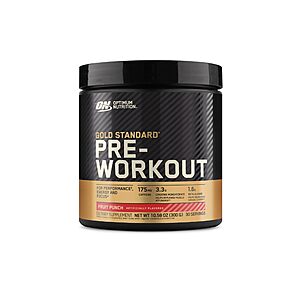 10.58-Oz Optimum Nutrition Gold Standard Pre-Workout Powder w/ Creatine (4 Flavors)