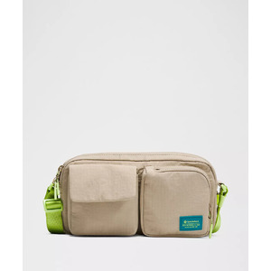 2.5L lululemon Multi-Pocket Crossbody Bag (Sheer Oak/Sour Grape)  + Free Shipping