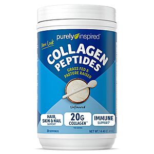 0.9-lb Purely Inspired Collagen Peptides Powder (Unflavored) $10.10 w/ S&S + Free Shipping w/ Prime or on $35+