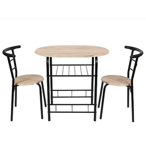 3-Piece Mainstays Metal and Wood Dining Set (3 Colors) $64 + Free Shipping