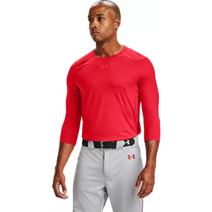 Under Armour Men's Iso-Chill 3/4 Sleeve Shirt (Red) $9.97 + Free Shipping on $49+