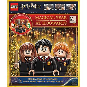 Prime: LEGO Harry Potter Magical Year at Hogwarts: Activity Book w/ 3 Minifigures .60 + Free Shipping
