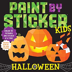 Prime Members: Paint by Sticker Kids Books: Pets .45, Halloween .95 & More + Free S&H