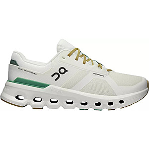 On Men's Cloudrunner 2 Running Shoes (White/Green, Size 10.5-14) $87.97 + Free Shipping