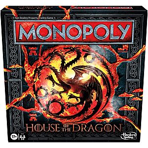 Monopoly House of the Dragon Edition Board Game $6.49 + Free Shipping w/ Prime or on $35+