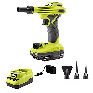 RYOBI ONE+ 18V High Volume Inflator Kit with 2.​0Ah Battery and Charger $44.97 + Free Shipping