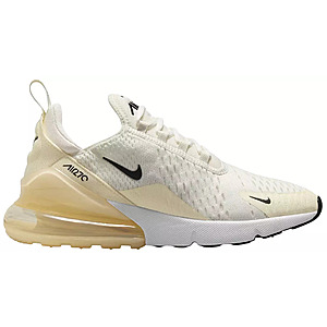 Nike Women's Air Max 270 Shoes (Sail/Black) $58.47 + Free Shipping