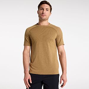 VRST Men's Circuit Seamless Short Sleeve Top (Brown) $9.73 + Free Shipping