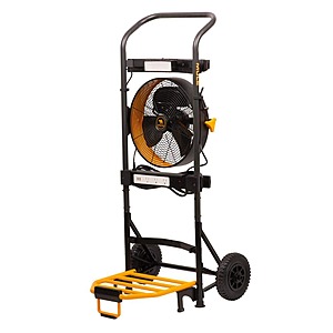 MULE Mobile Workshop Hand Truck w/ Tool Caddy,LED Light,Power Strip,Fan $99 + Free Shipping