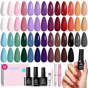 32-Piece Beetles Gel Nail Polish Set and Manicure Set $12.34 w/ S&S + Free Shipping w/ Prime or on $35+